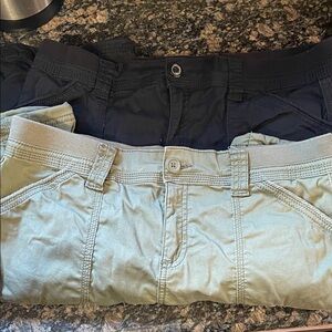 Bundle Style & Co. Women’s Capris Black and Kahki